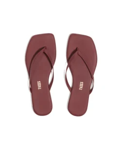 Square Toe Lily Burgundy