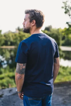 SS Patch Logo Tee Navy