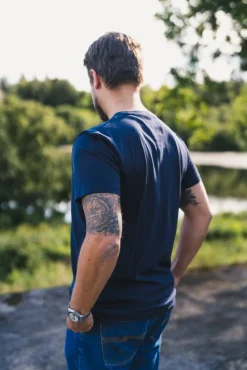 SS Patch Logo Tee Navy