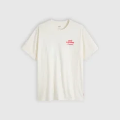 SS Relaxed Fit Tee Archival Overalls Egret