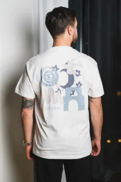 SS Relaxed Graphic Tee Ecru