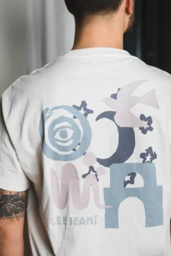 SS Relaxed Graphic Tee Ecru