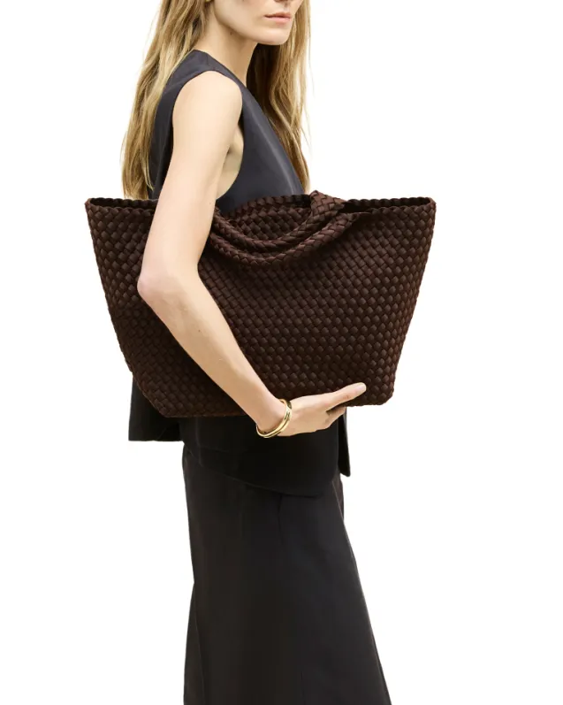 St Barths Medium Tote Chocolate