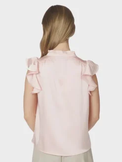 Stella Heavy Sateen Blouse Light Pink