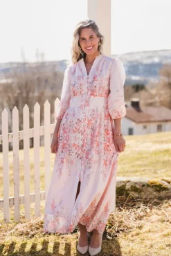 Stellar Blooming Dress Misty Rose
