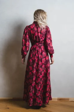 Striped Organza Belt Dress Romace