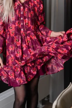 Striped Organza Shirt Dress Romace