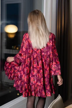 Striped Organza Shirt Dress Romace