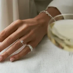 Structured Ring Silver
