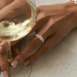 Structured Ring Silver