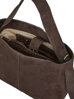 Suede Fraya Small Bag Hot Fudge Brown