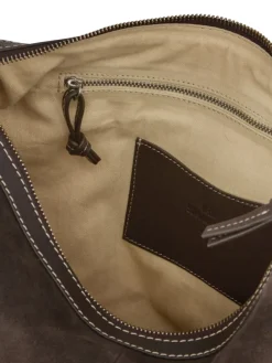 Suede Ginni Large Bag Chocolate Torte