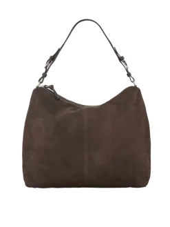 Suede Ginni Large Bag Chocolate Torte