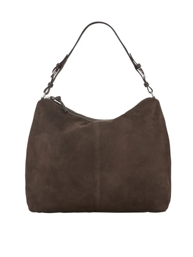 Suede Ginni Large Bag Chocolate Torte