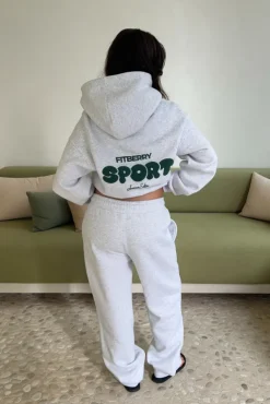 Summer Edition Straight Leg Joggers Tennis Green