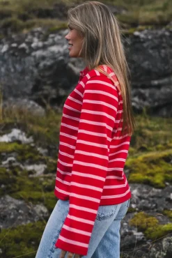 Sunny Polo Red Stripe