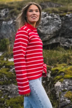 Sunny Polo Red Stripe