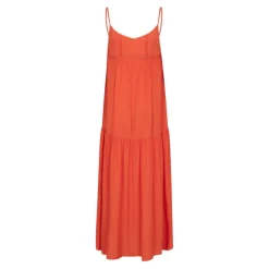 Sunrise Block Strap Dress Flame