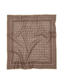Talianna Cotta Scarf Chocolate Brown