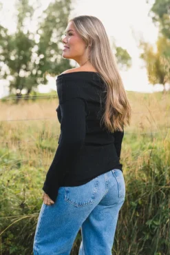 Talina Merino Top Black