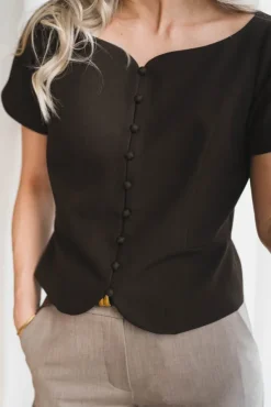 Tango Structure Top Dark Brown