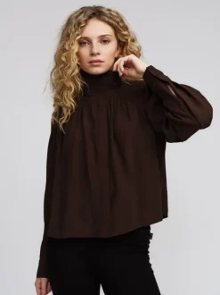 Tanya Blouse Brown