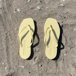 Tapered Flip Flops Mellow Yellow