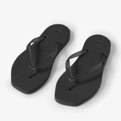 Tapered Flip Flops Trans Black