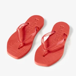 Tapered Flip Flops Trans Red