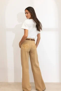 Taylor Embroidered Camel