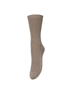 Telma Solid Sock Beige Melange