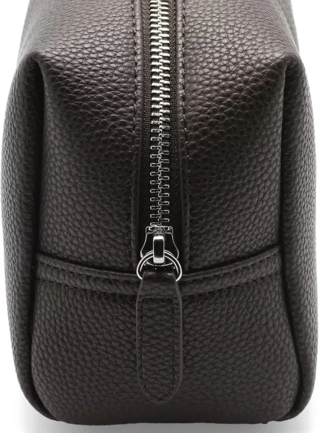 Terra Toiletry Bag Dark Brown