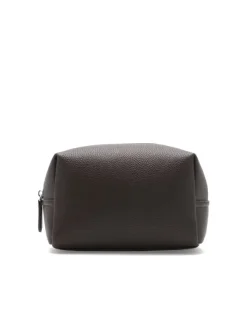 Terra Toiletry Bag Dark Brown