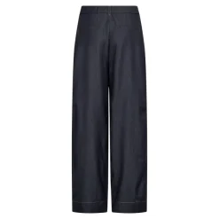 Terry Barrel Pant Navy Denim