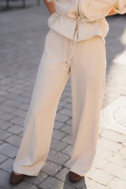 Terry Denim Pant Bisquit