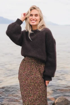 Thea Amalie Pullover Black Coffee