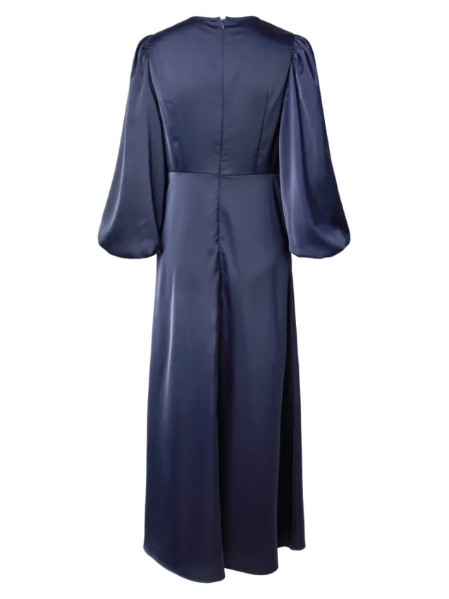 Thea 3/4 Long Dress Evening Blue