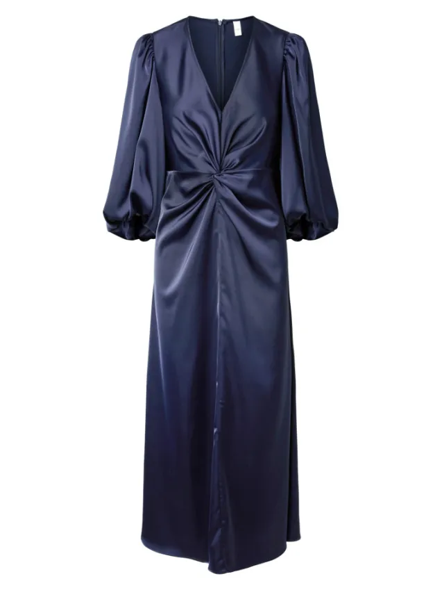 Thea 3/4 Long Dress Evening Blue