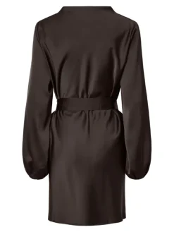 Thea LS Dress Coffee Bean