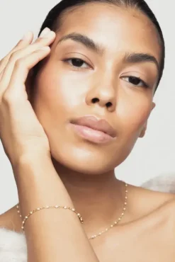 The Greige Bead Bracelet Taupe