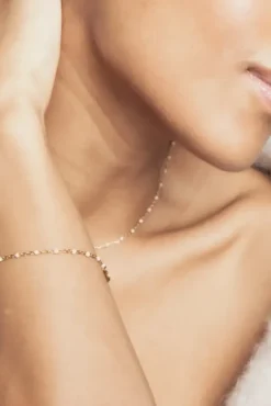 The Greige Bead Bracelet Taupe