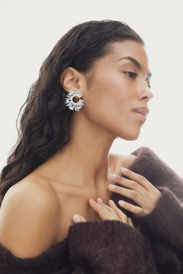 The Shimmering Earring Silver