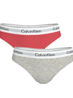 Thong 2PK Punch Pink/Grey Heather