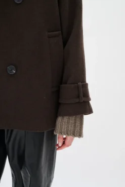 Thora Minona Coat R Chocolate Brown