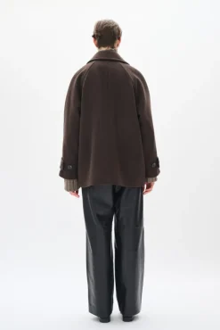 Thora Minona Coat R Chocolate Brown