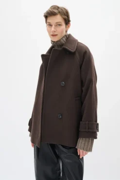Thora Minona Coat R Chocolate Brown