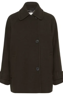 Thora Minona Coat R Chocolate Brown