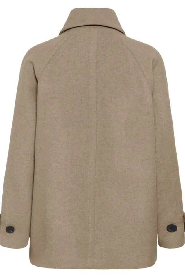 Thora Minona Coat R Sandy Grey Melange