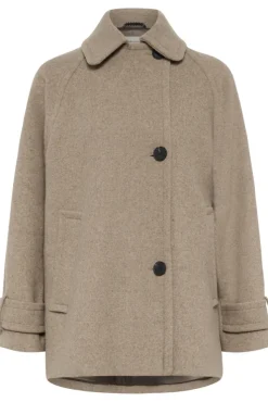 Thora Minona Coat R Sandy Grey Melange