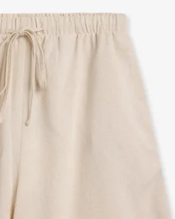 Tide Linen Pants Raw Beige